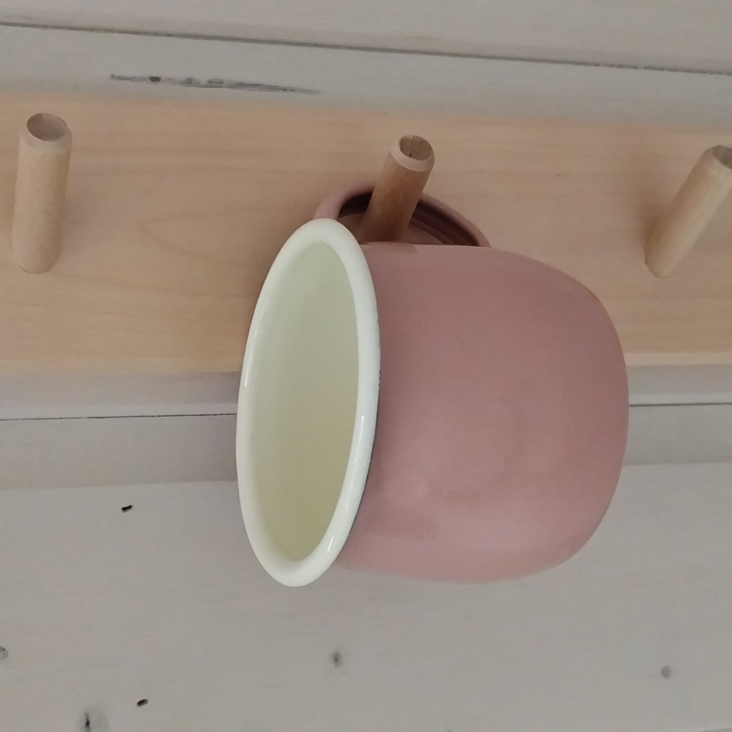 Enamel Belly Mug - 375ml - Pink