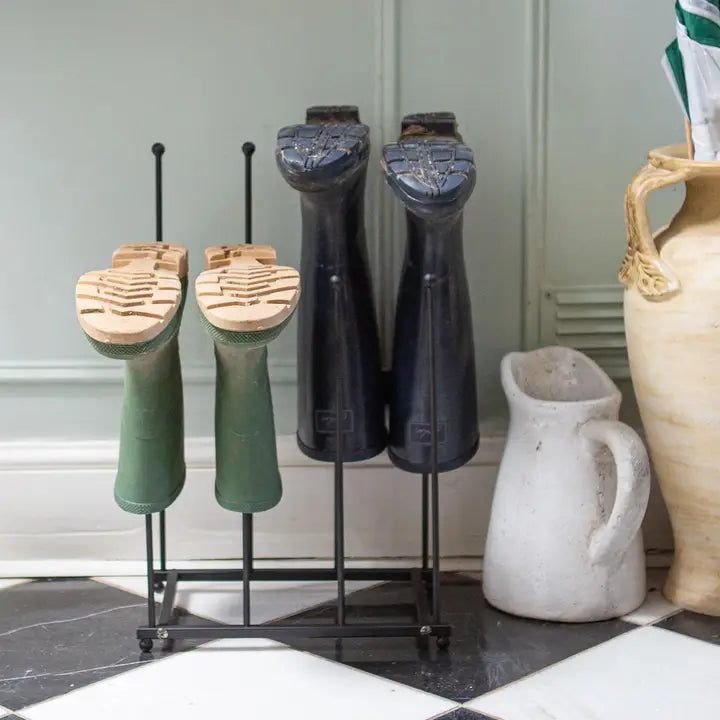 Steel Wellington Boot Rack - By Hammer & Tongs