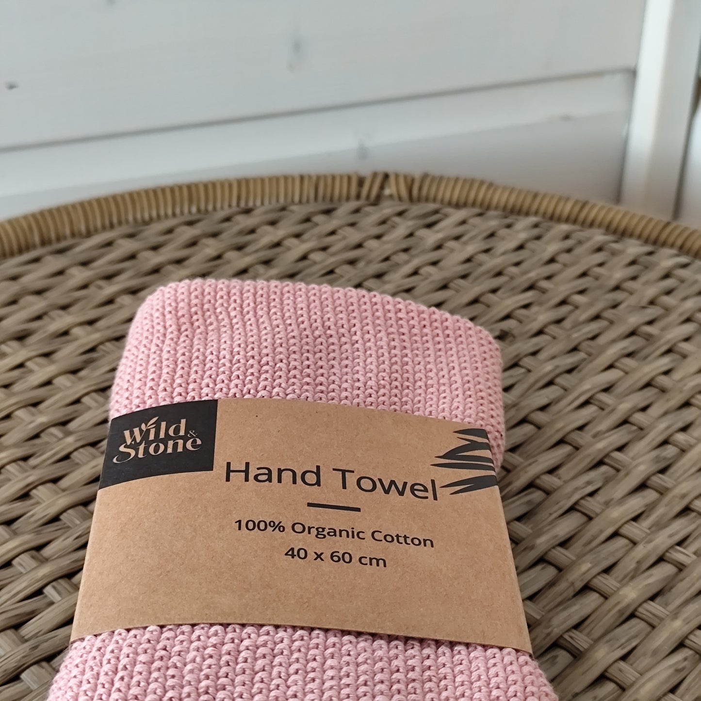 100% Organic Cotton Hand Towel - Pink