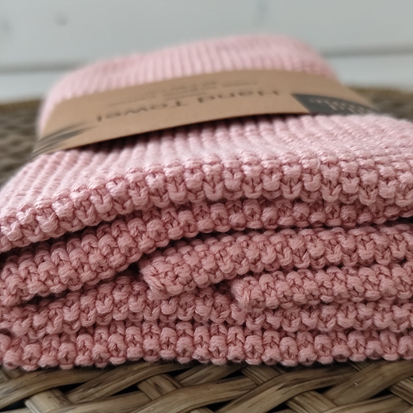 100% Organic Cotton Hand Towel - Pink