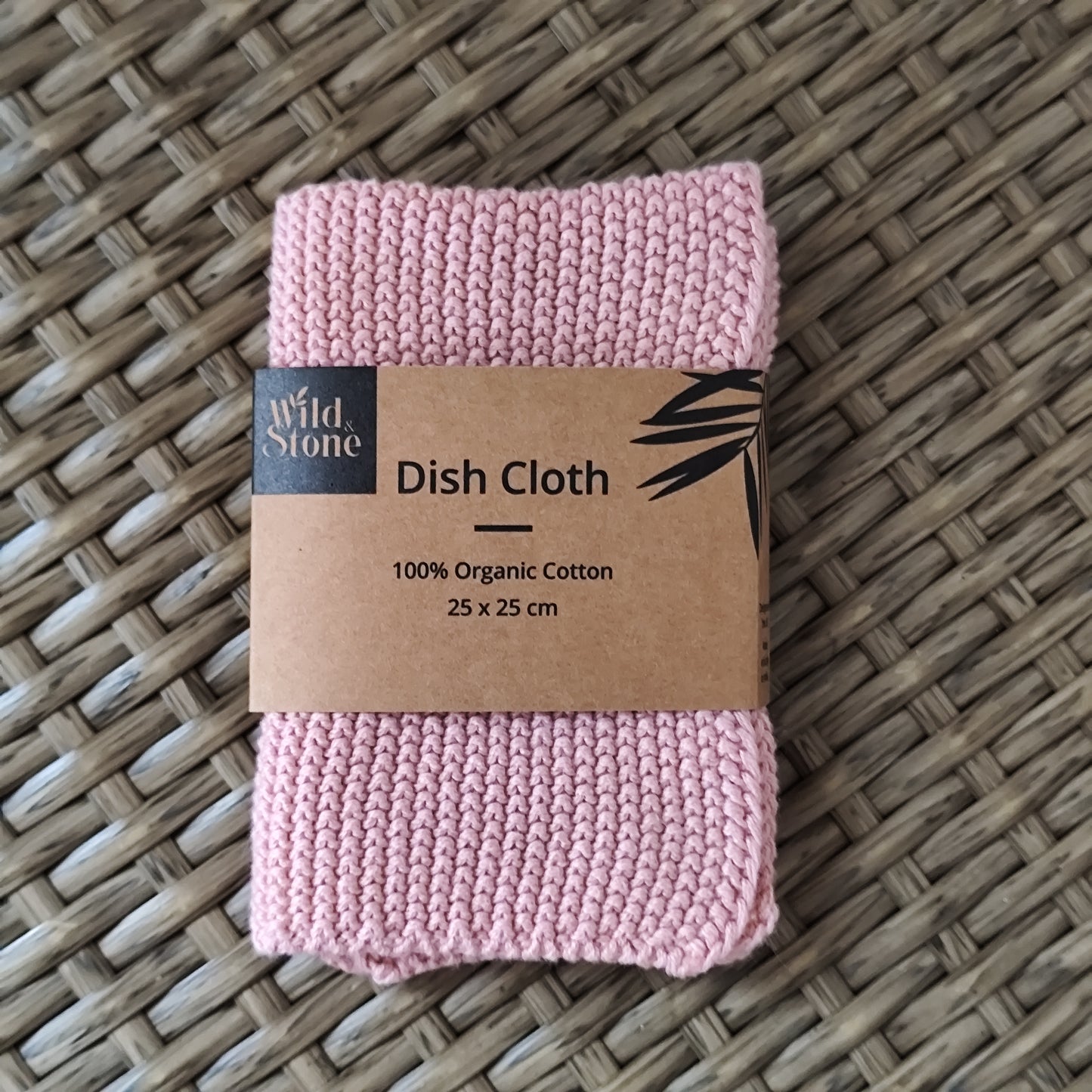 100% Organic Cotton Dish Cloth - Pink