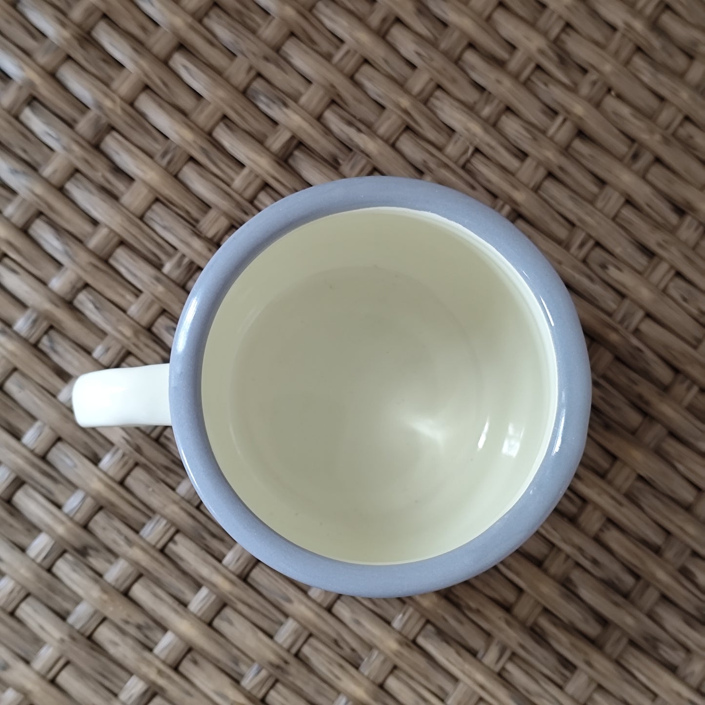 Enamel Belly Mug - 375ml - Cream