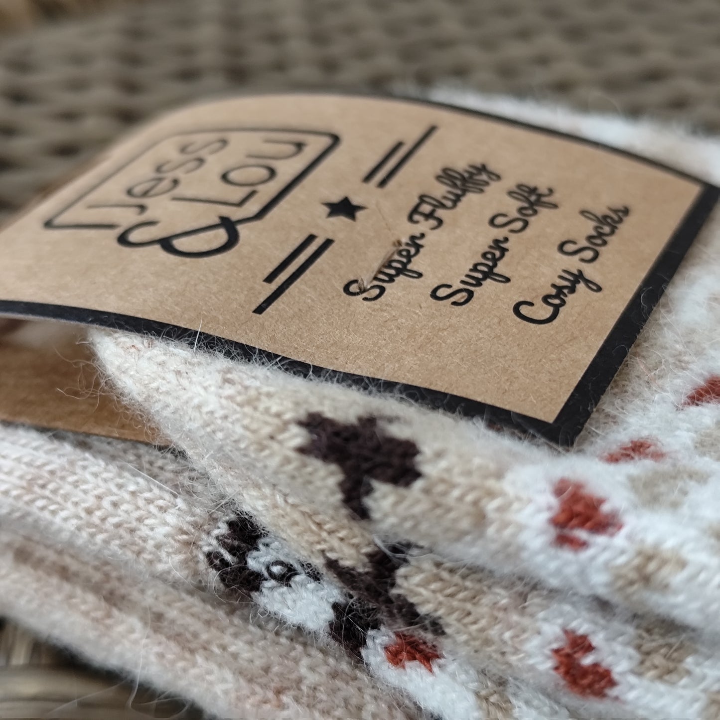 Jess & Lou - Super Soft, Cosy Socks - Nordic Neutral