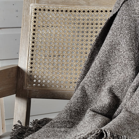 Cosy Soft Finish Chocolate Brown Throw - 125 x 175 cm