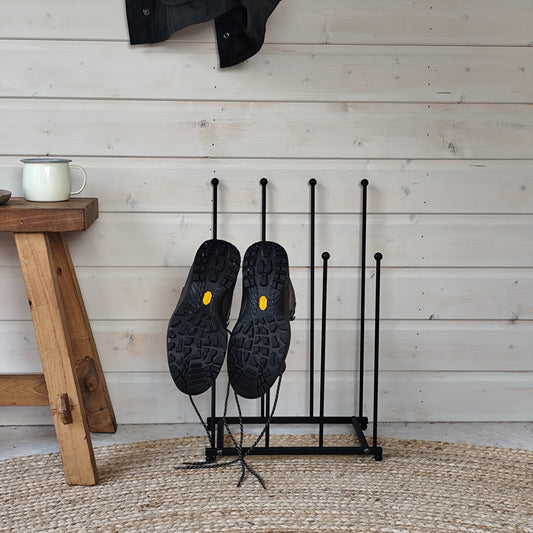 Steel Wellington Boot Rack - By Hammer & Tongs