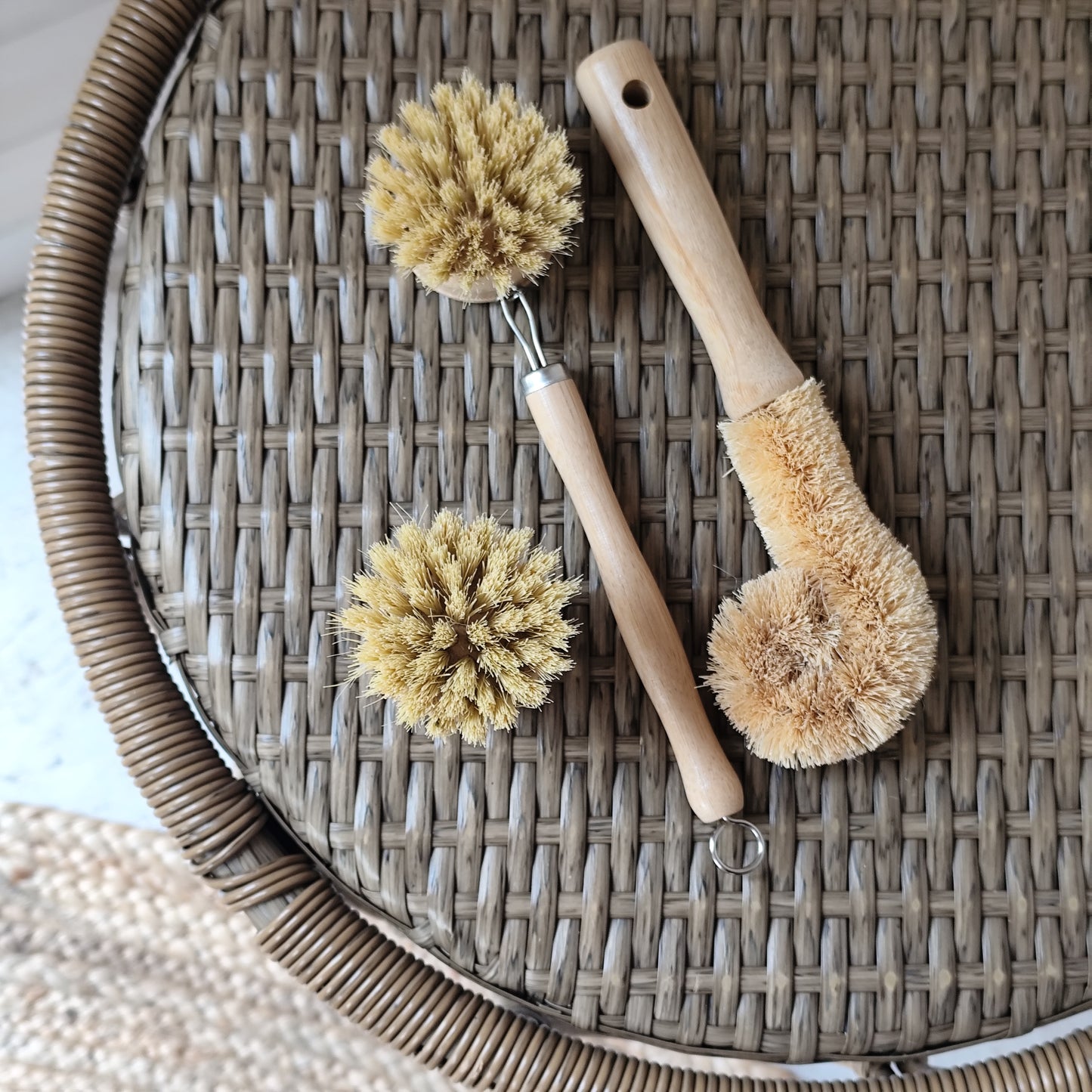 Mama and Tochter - Set of 3 Wooden Kitchen Brushes