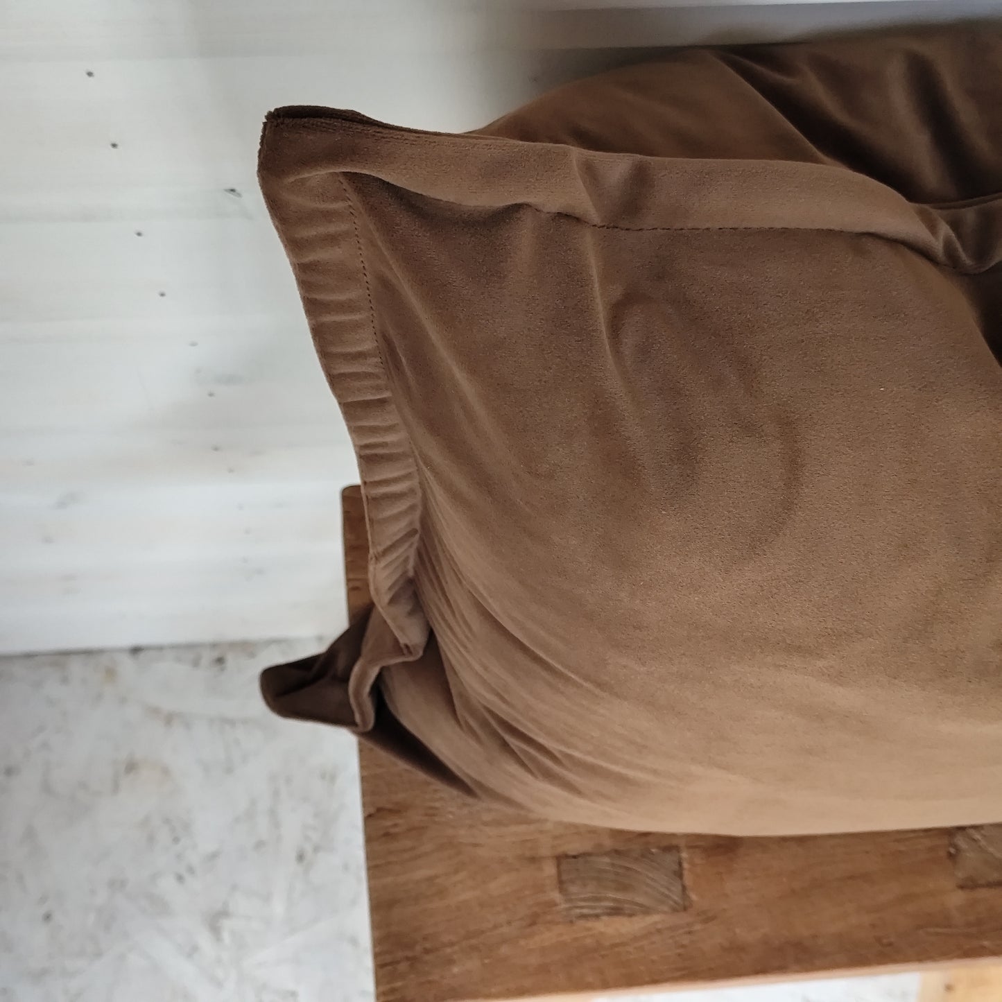 Emma Velvet Cushion Cover 45 X 45 - Dark Chocolate Brown