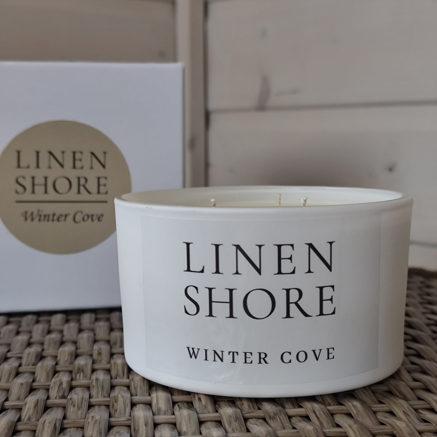 Linen Shore Candle - Winter Cove - Large