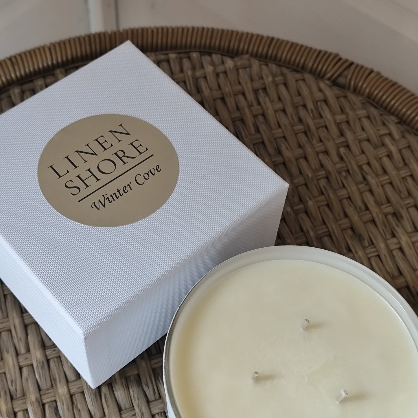 Linen Shore Candle - Winter Cove - Large