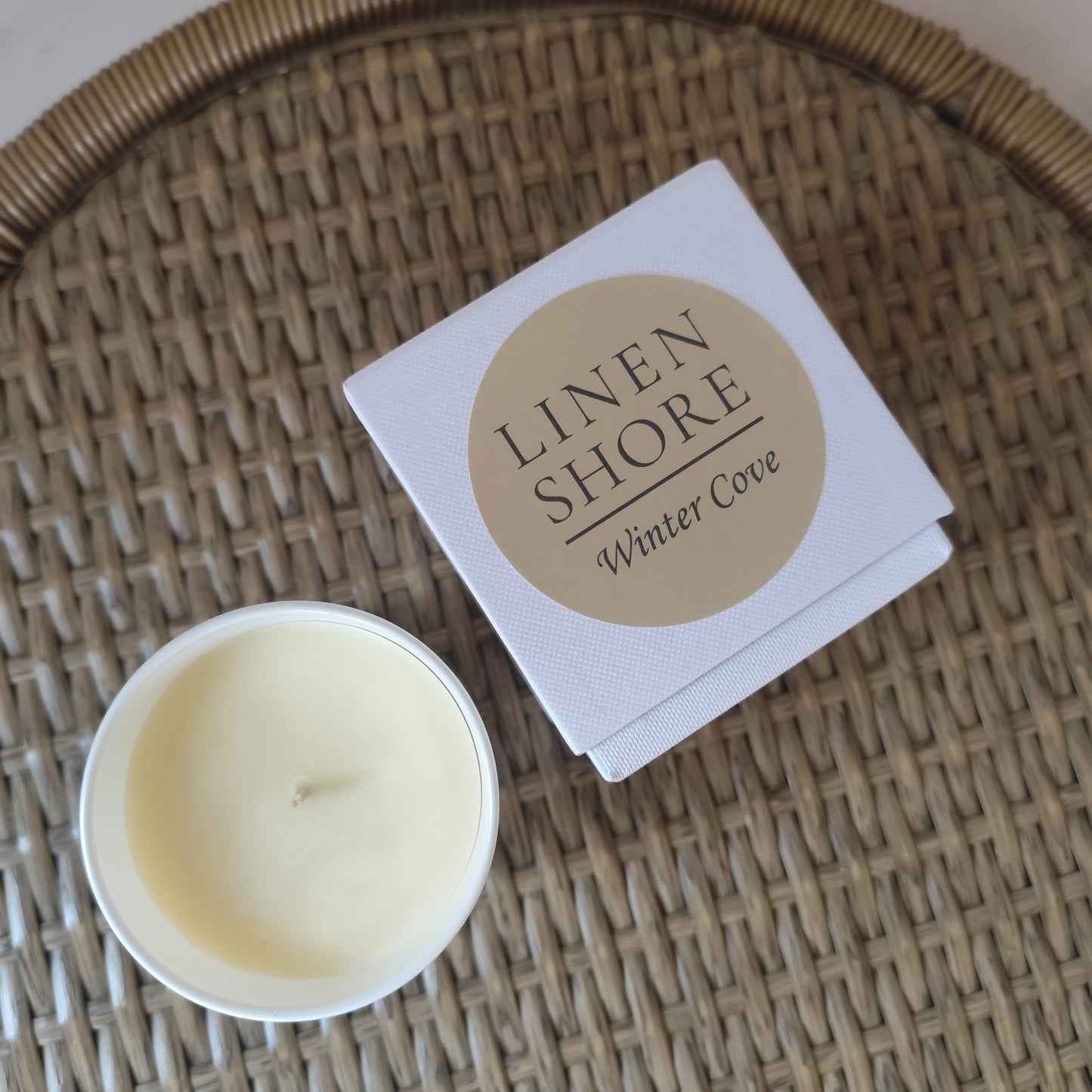 Linen Shore Candle - Winter Cove - Small