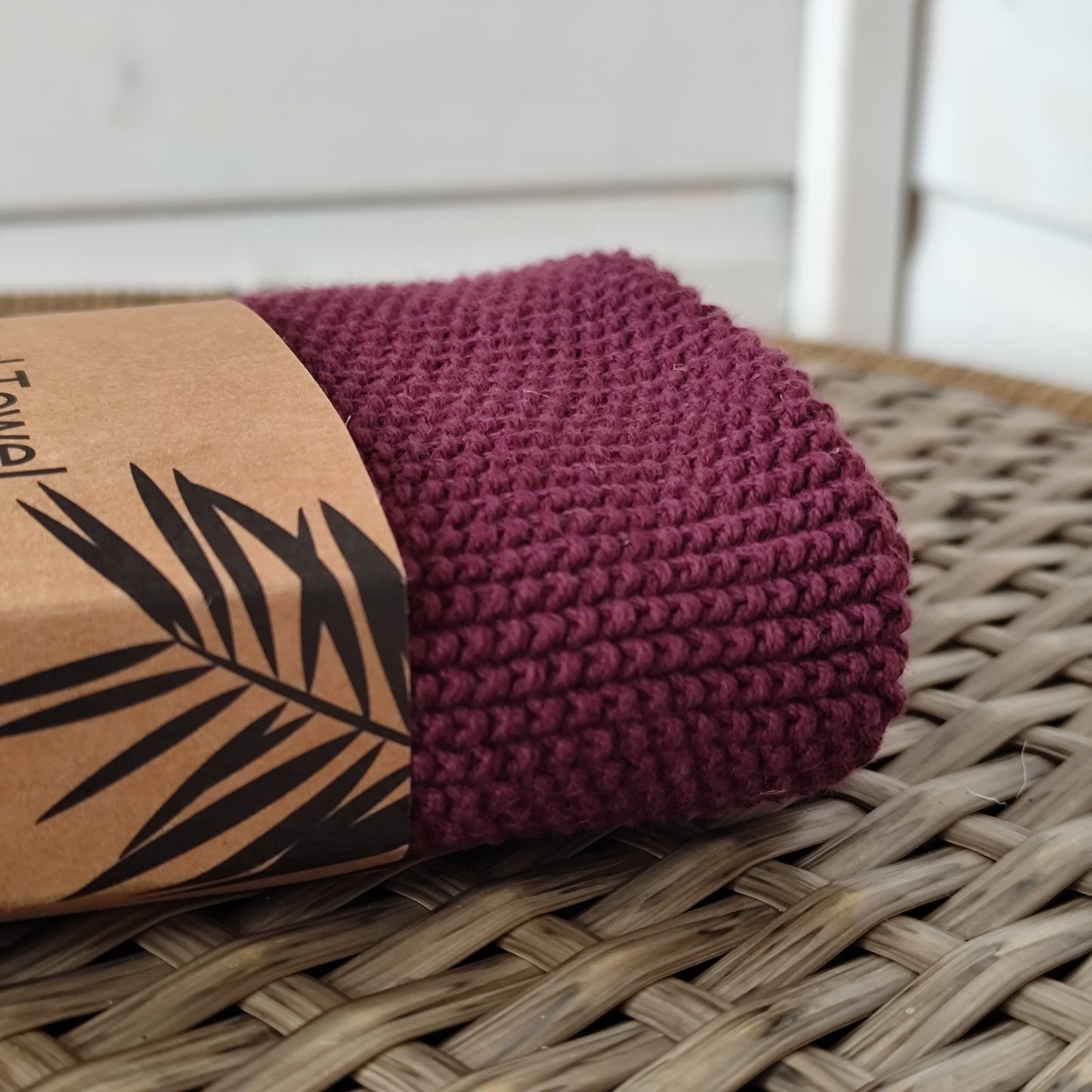 100% Organic Cotton Hand Towel - Deep Purple