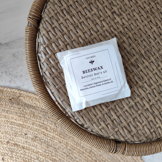 Beeswax Wrap Refresher Bars – 3 Pack, Eco-Friendly Blend