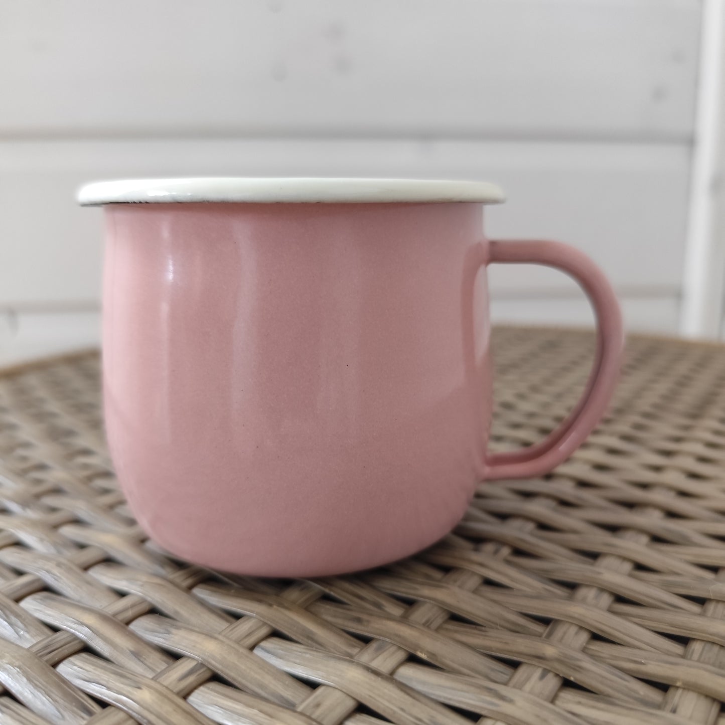 Enamel Belly Mug - 375ml - Pink