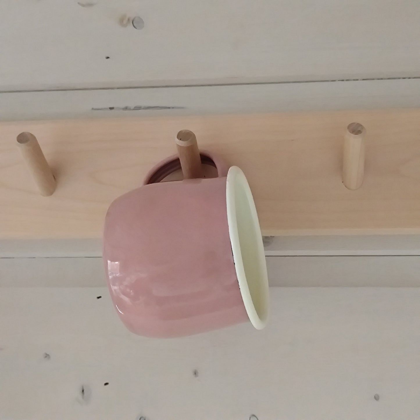 Enamel Belly Mug - 375ml - Pink