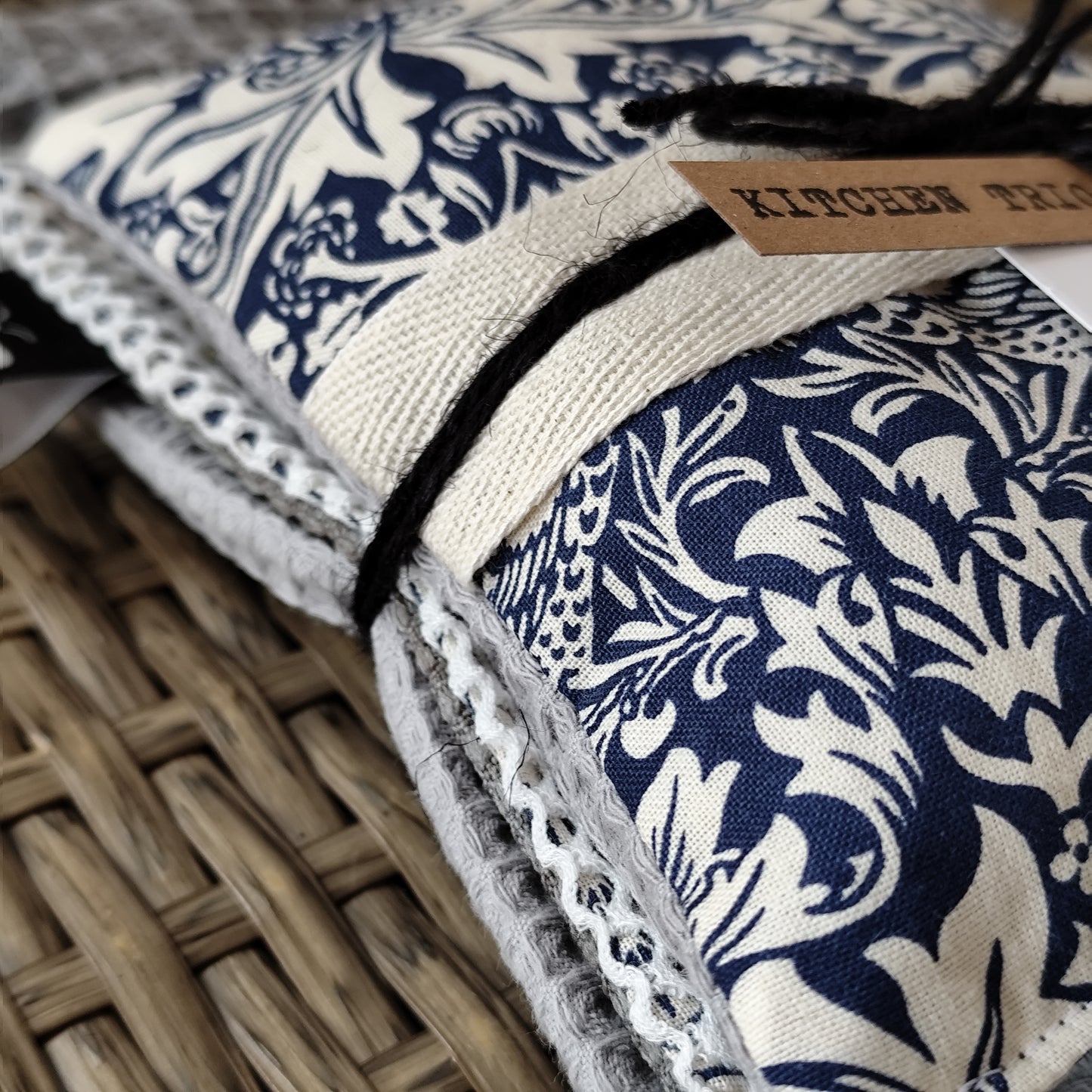 Eco Kitchen Trio Pack – Navy & White