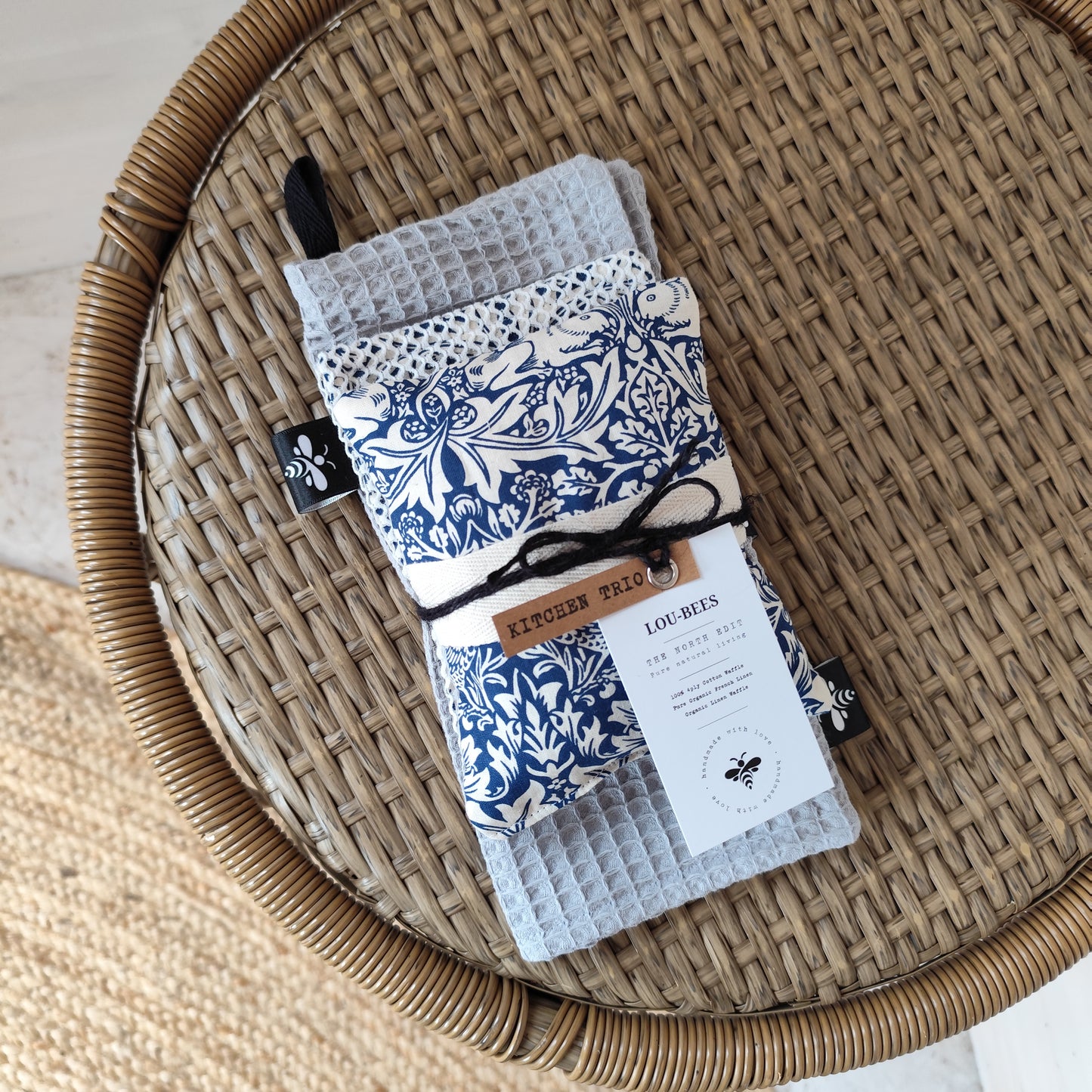 Eco Kitchen Trio Pack – Navy & White